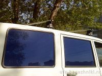 Багажник на крышу UAZ Patriot, Атлант, прямоугольные дуги