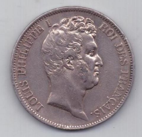 5 франков 1830 г. Франция