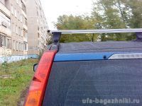 Багажник на крышу Nissan X-Trail, Атлант, прямоугольные дуги
