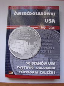 Альбом для квотеров США, серии "Штаты и территории США".Производство Польша