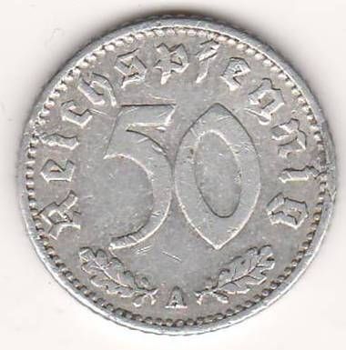 50 пфеннигов 1941 г. Германия
