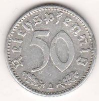 50 пфеннигов 1941 г. Германия