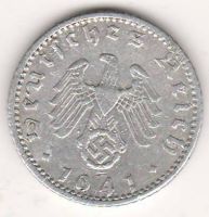 50 пфеннигов 1941 г. Германия