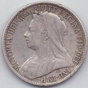1 флорин 1898 г. Великобритания