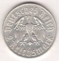 2 марки 1933 г. Мартин Лютер Германия