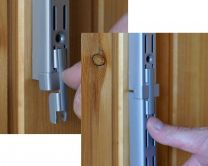 Удлинитель (соединитель) вертикальных монтажных полос- SHVWSJ-1