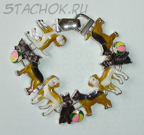 Браслет "Собачки-1"