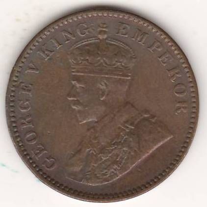 1/4 анны 1936 г. Британская Индия