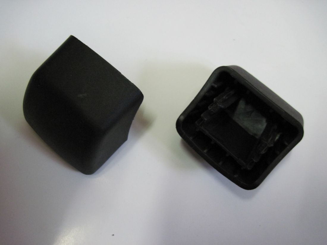 Комплект заглушек к дуге прямоугольной "LUX" (2 шт.)