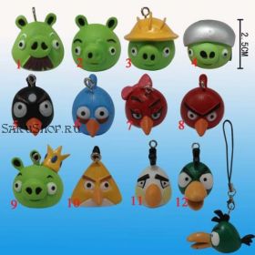 Фигурки-подвески Angry Birds