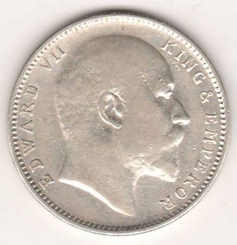 1 рупия 1907 г. Британская Индия