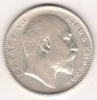 1 рупия 1907 г. Британская Индия
