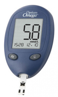 Глюкометр Optium Omega Abbot Diabetes Care Inc. СОЕДИНЕННЫЕ ШТАТЫ АМЕРИКИ