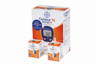 Глюкометр Контур ТС + 2х50тест-пол. Bayer Consumer Care ШВЕЙЦАРИЯ