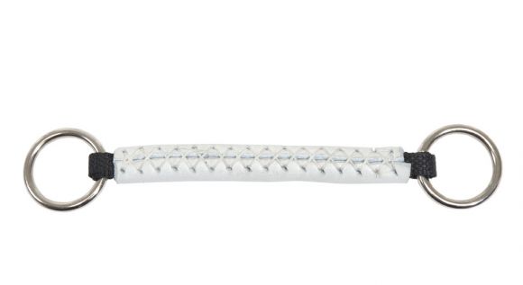 Трензелька кожа + нейлон, 14 мм.