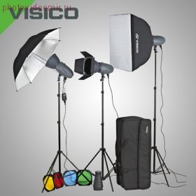 Visico VL PLUS 200 Soft box/Barndoor kit  Комплект студийного оборудования