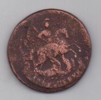 2 копейки 1788 г. перечекан