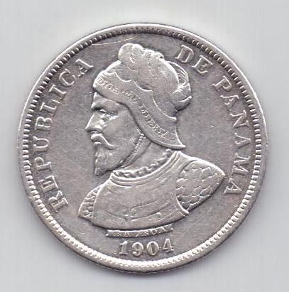 25 сантимов 1904 г. Панама