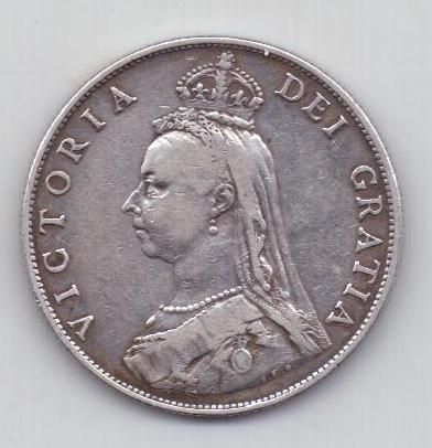 1 флорин 1887 г. Великобритания