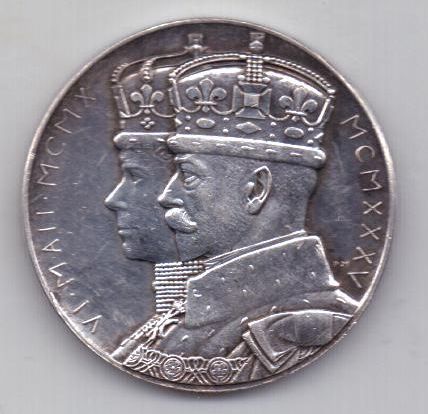 медаль 25 лет правления Георга V 1935 г.