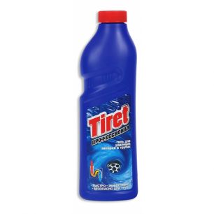 Средство для чистки труб TIRET, 1000 мл.