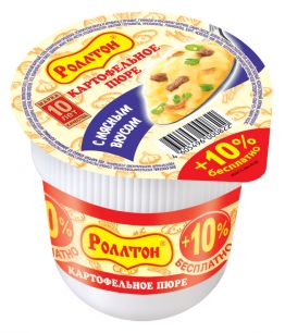 Пюре Роллтон, в ассортименте, 40 г.