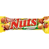 Шоколадный батончик Nuts, мегабайт, ореховый тюнинг, 66 г.