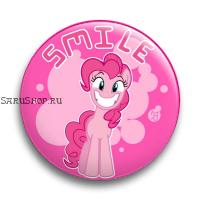 Значок  56 мм.  My Little Pony