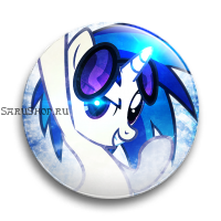 Значок  56 мм.  My Little Pony