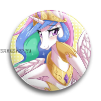 Значок  56 мм.  My Little Pony