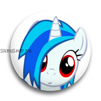 Значок  56 мм.  My Little Pony