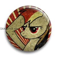 Значок  56 мм.  My Little Pony