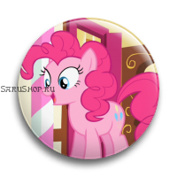 Значок  56 мм.  My Little Pony