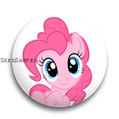 Значок  37 мм.  My Little Pony