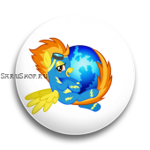 Значок  37 мм.  My Little Pony