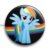 Значок  37 мм.  My Little Pony
