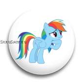 Значок  37 мм.  My Little Pony