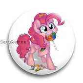 Значок  37 мм.  My Little Pony