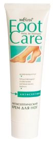 БЕЛИТА. FOOT  CARE. АНТИСЕПТИЧЕСКИЙ  КРЕМ  ДЛЯ  НОГ.