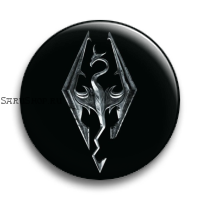 Значок  56 мм. Skyrim