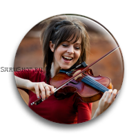 Значок  56 мм. Lindsey Stirling