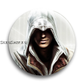 Значок  37 мм.  Assassin's Creed