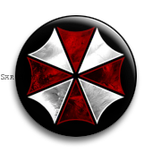 Значок  37 мм.    Resident Evil