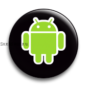 Значок  37 мм.  Android