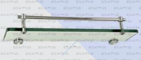 Полка стеклянная одинарная