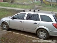 Багажник на крышу Opel Astra, Атлант, аэродинамические дуги