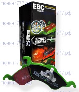 Колодки тормозные, EBC Greenstuff, перед для V - 2.5 и 3.5л