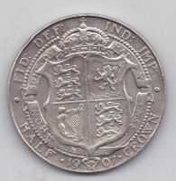 1/2 кроны 1907 г. Великобритания