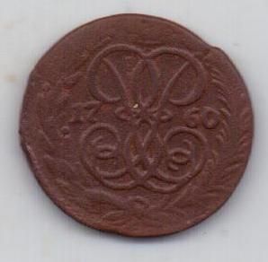 деньга 1760 г.