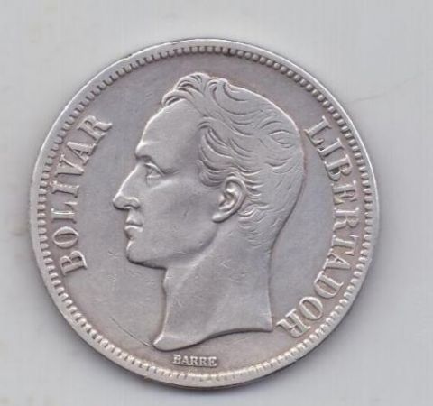 5 боливар 1924 г. Венесуэла